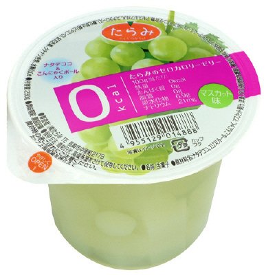 たらみのゼロカロリーゼリー　マスカット味