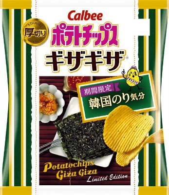 ポテトチップスギザギザ韓国のり気分