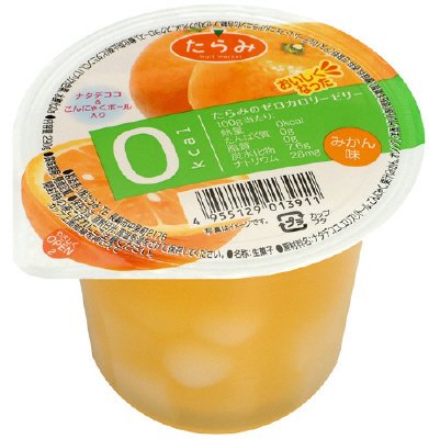 たらみのゼロカロリーゼリー　みかん味