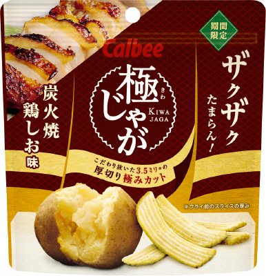 極じゃが炭火焼鶏しお味