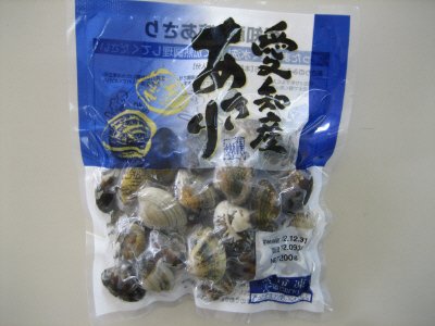 愛知産冷凍あさり
