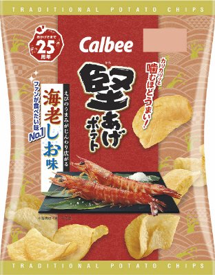 堅あげポテト海老しお味
