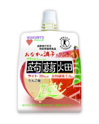 クラッシュタイプの蒟蒻畑ライトりんご味