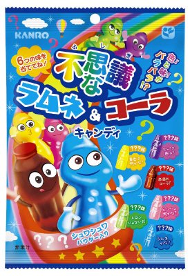 不思議なラムネ&コーラキャンディ
