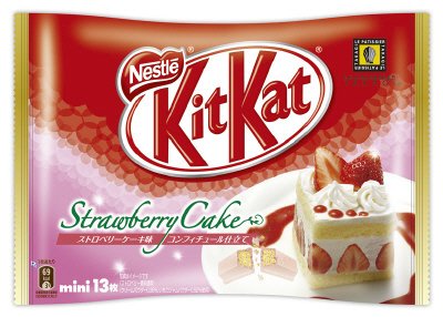 キットカットミニ　ストロベリーケーキ味　コンフィチュール仕立て