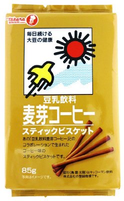 豆乳飲料麦芽コーヒースティックビスケット