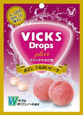 ヴイックスのど飴プラス　ピーチ