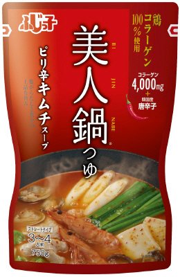 美人鍋つゆ　ピリ辛キムチスープ