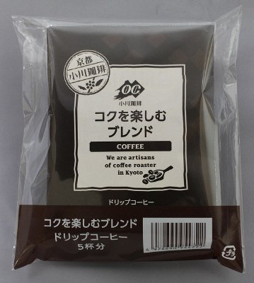 お試し用　小川珈琲　コクを楽しむブレンド　ドリップコーヒー　5杯分