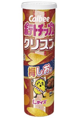 ポテトチップスクリスプ梅しお味