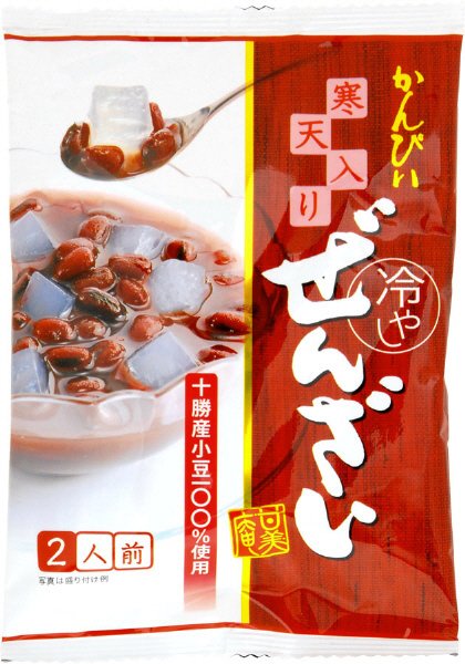 寒天入り冷やしぜんざい