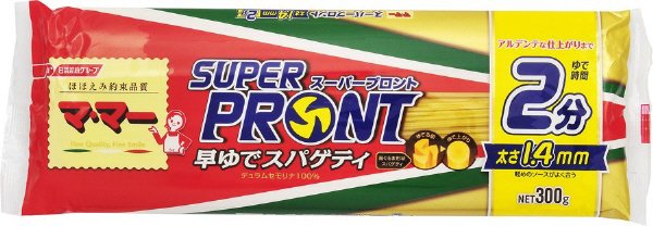 スーパープロント早ゆでスパゲティ　１．４ｍｍ