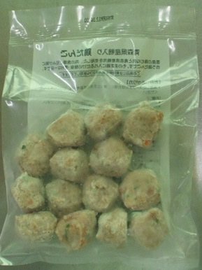青森県産鴨入り　鶏だんご
