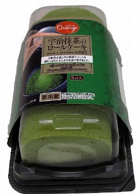 宇治抹茶のロールケーキ