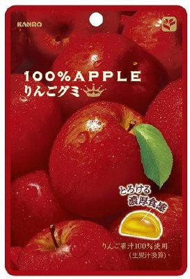 100％りんごグミ