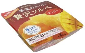 果実の入った贅沢ソルベマンゴー