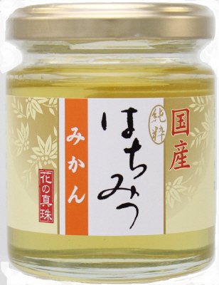 花の真珠 国産みかん蜂蜜 110g瓶