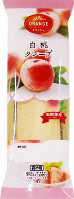 白桃クレープ