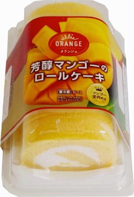 芳醇マンゴーのロールケーキ