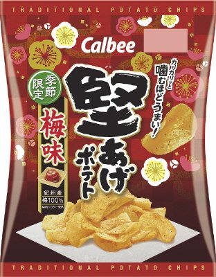 堅あげポテト梅味