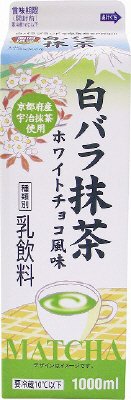 白バラ抹茶 ホワイトチョコ風味