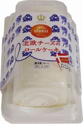 北欧チーズのロールケーキ