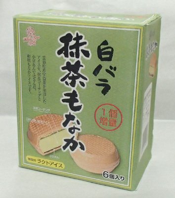 白バラ抹茶もなか（増量）