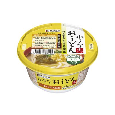 小さなおうどんとろろ昆布