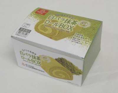 白バラ抹茶ロールＢＯＸ