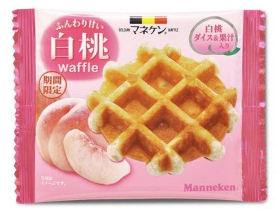 白桃ワッフル