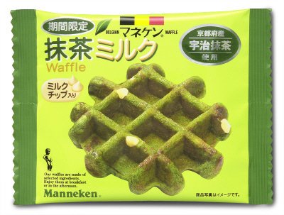 抹茶ミルクワッフル
