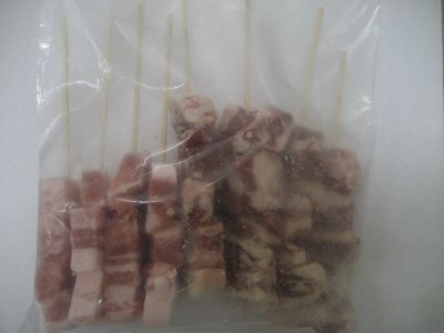 国産牛豚バラ串セット