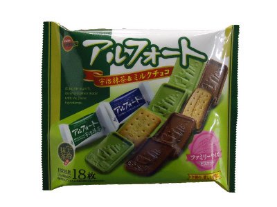 アルフォートＦＳ宇治抹茶＆ミルクチョコ