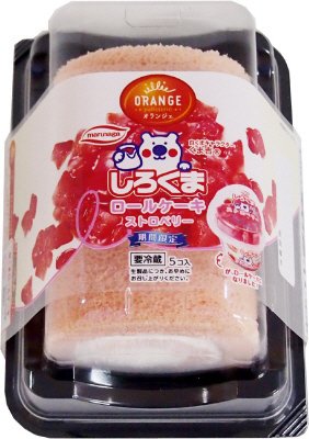 しろくまロールケーキ　ストロベリー
