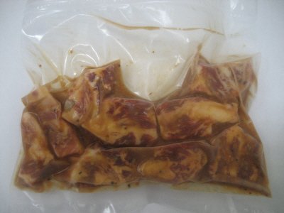 国産牛中落ちカルビタレ漬け（交雑牛）
