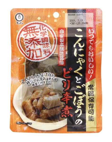 蒟蒻とごぼうのピリ辛煮