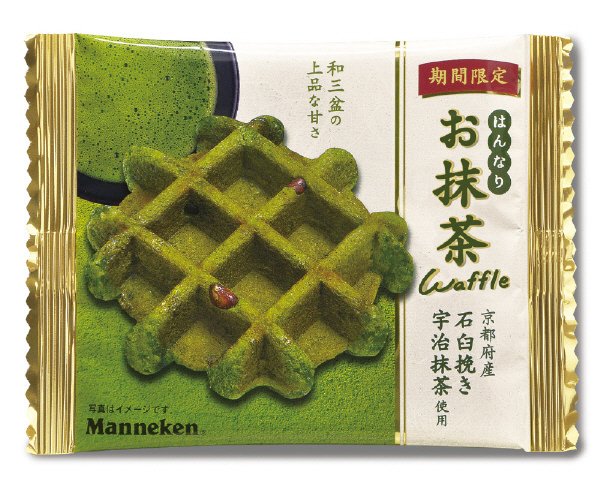 お抹茶ワッフル