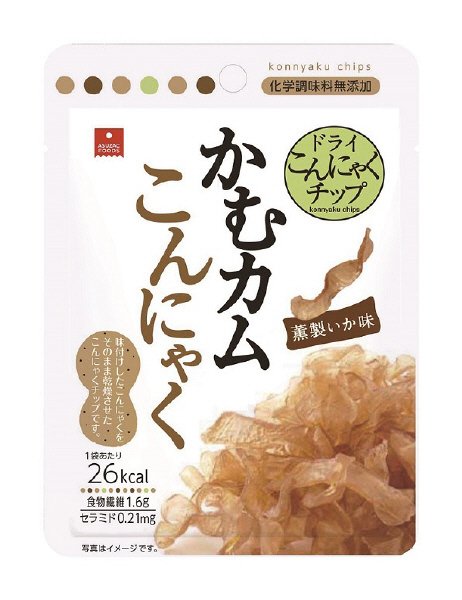 かむカムこんにゃく 薫製いか味