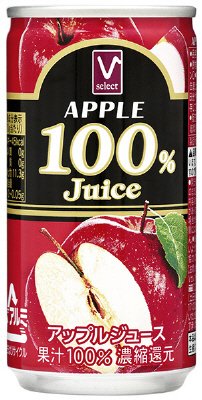 １００％果汁アップルジュース１９０ｇ缶