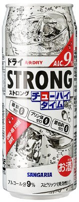 ストロングチューハイタイムゼロドライ　４９０ｍｌ缶