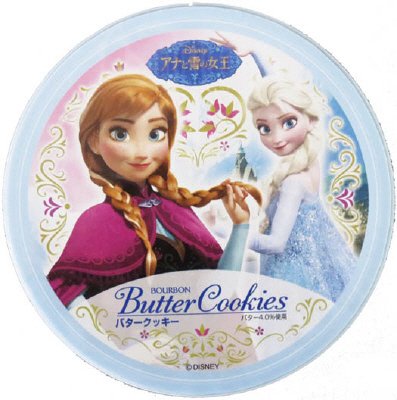 バタークッキー缶(アナと雪の女王)
