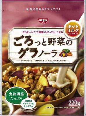 ごろっと野菜のグラノーラ＜さつまいも・紫いも入り＞２２０ｇ