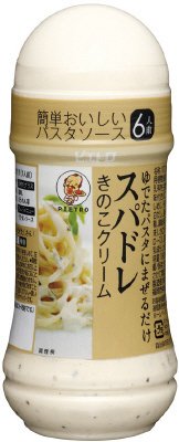 ゆでたパスタにまぜるだけスパドレきのこクリーム