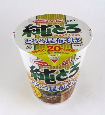 フジッコ　純とろ　とろろ昆布そば