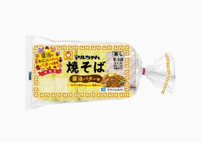 マルちゃん焼そば　秋限定　醤油バター味　３人前