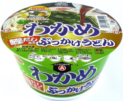 わかめ　ぶっかけうどん