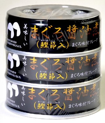 美味しいまぐろ　醤油煮　鰹節入