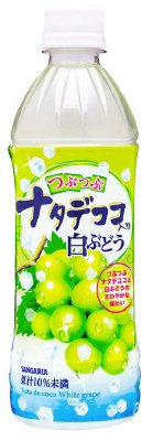つぶつぶナタデココ入り白ぶどう５００ｍｌPET