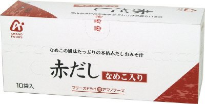 赤だし　なめこ入り