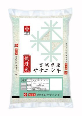 無洗米宮城県産ササニシキ　５ｋｇ